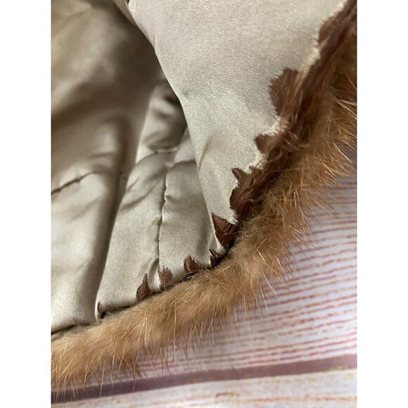 Vintage Thelanadian Fur Shop Worchester Mass Mink Fur Wrap - Medium - Picture 11 of 14